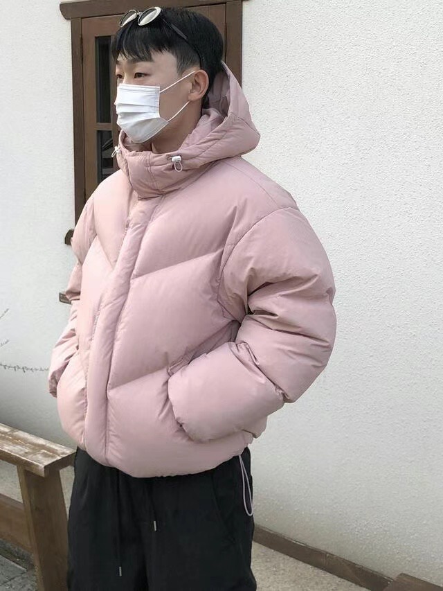 SPACE韓國直郵東大門代購女裝新品熱賣真品24秋冬短款羽絨服SPACE-男裝短款羽絨服