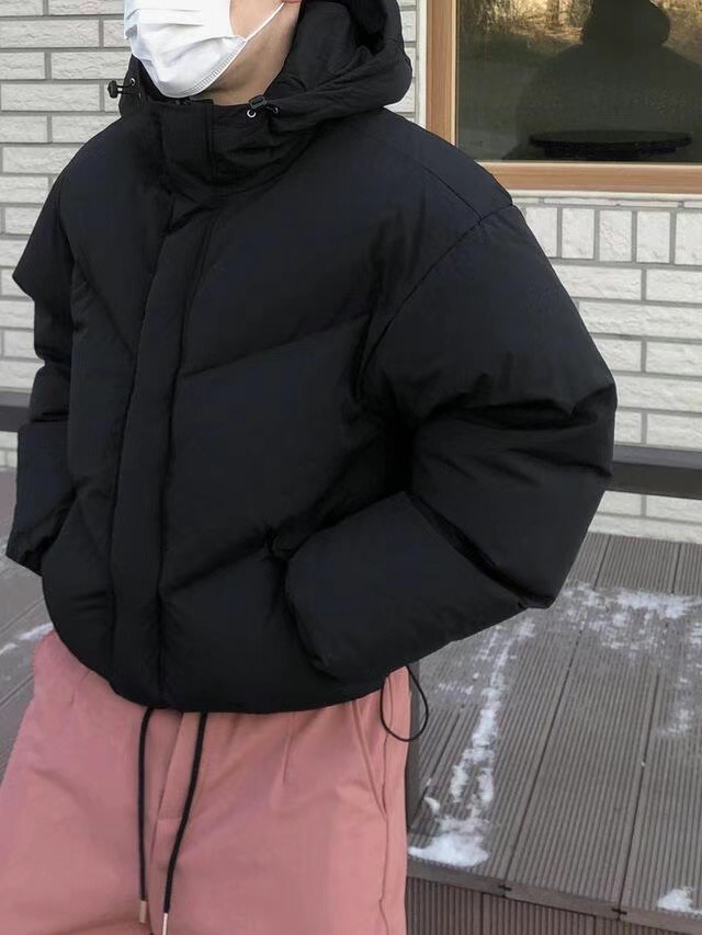 SPACE韓國直郵東大門代購女裝新品熱賣真品24秋冬短款羽絨服SPACE-男裝短款羽絨服