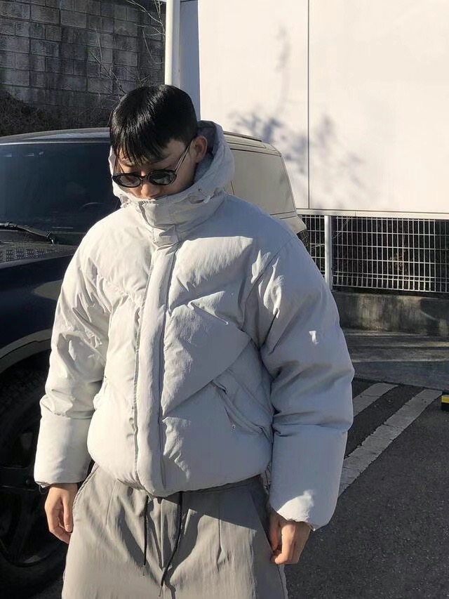 SPACE韓國直郵東大門代購女裝新品熱賣真品24秋冬短款羽絨服SPACE-男裝短款羽絨服圖色2