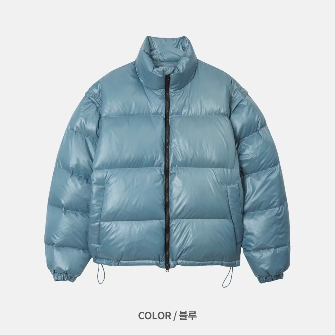 SPACE韓國直郵女裝新品職業休閑真品熱賣人氣短款羽絨服可拆卸SPACE-男裝短款羽絨服圖色3