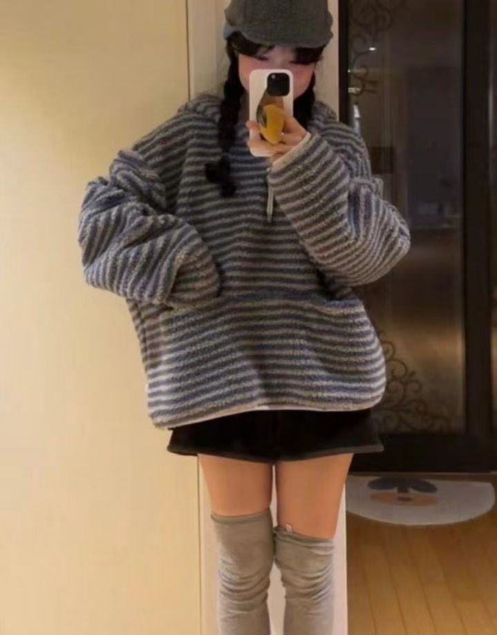 BELLINO293韓國直郵東大門實拍女裝新品時尚職業24秋冬衛衣BOBBIE DOLL衛衣