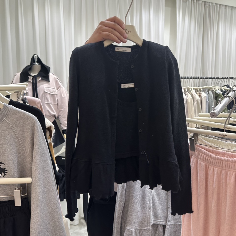 MAY DOROYHY韓國直郵女裝新品24秋冬套裝羊毛緊身兩件套開衫HANSUNGHYUN套裝圖色5
