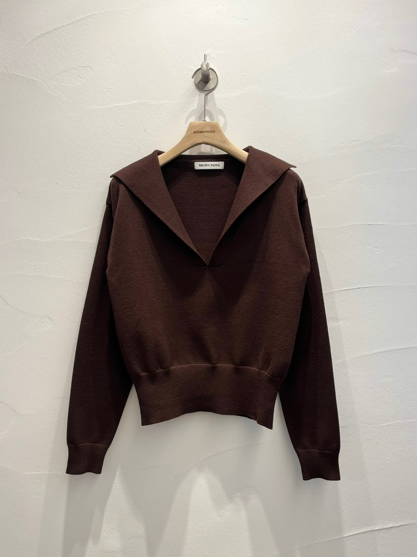 BROWN PAPER韓國直郵東大門實拍女裝新款推薦休閑24秋冬針織衫BROWN PAPER-S針織衫圖色1