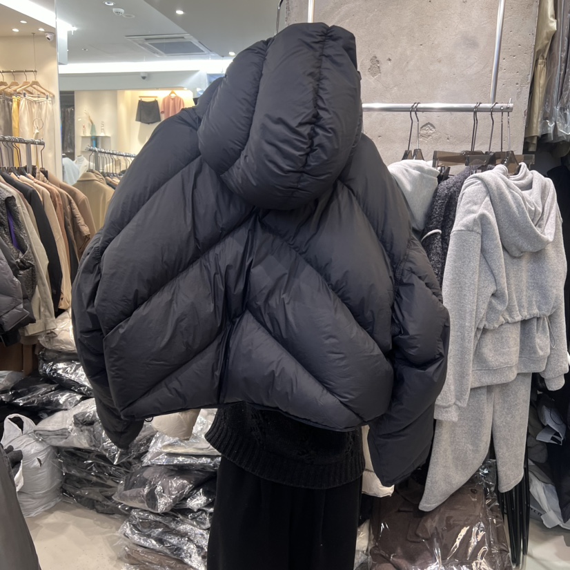 THE SIL韓國直郵東大門實拍女裝新款時尚短款羽絨服填充鴨絨THE SIL/1 2ILLY短款羽絨服
