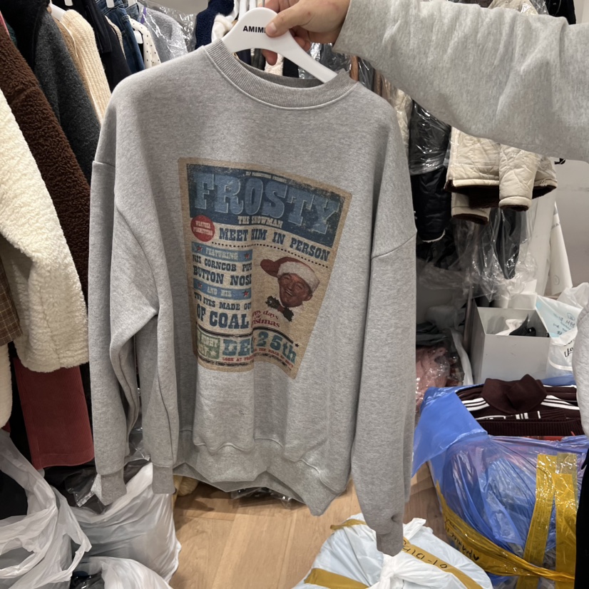 AMIMENT韓國直郵東大門代購女裝新款休閑熱賣職業推薦衛衣加絨AMIMENT衛衣圖色1