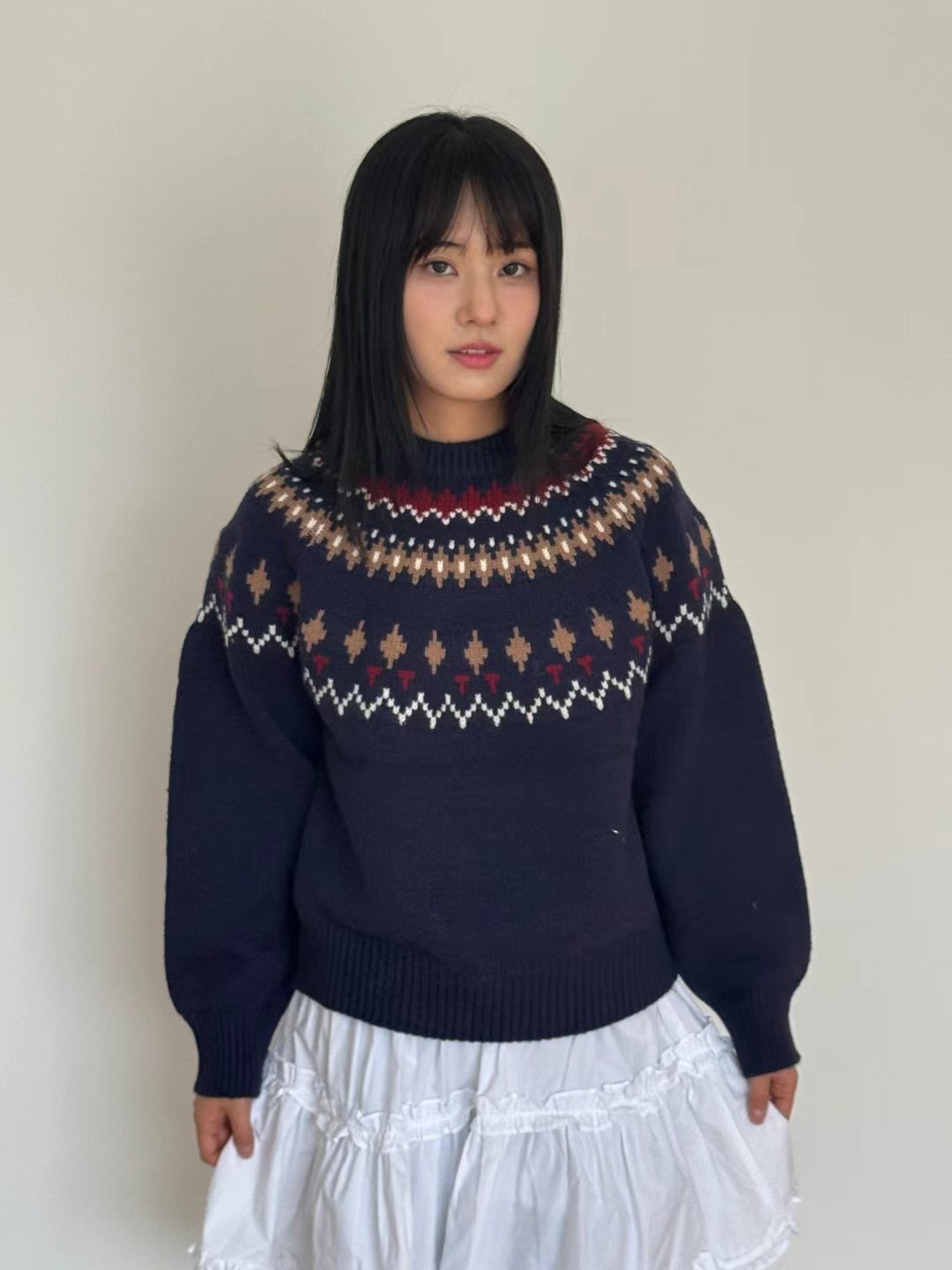 THEBARN韓國直郵女裝新品人氣真品時尚熱賣24秋冬推薦職業毛衣THEBARN毛衣圖色2