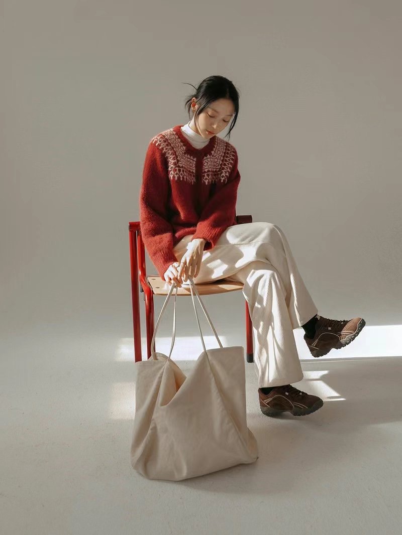 THEBARN韓國直郵東大門實拍女裝新款真品時尚熱賣針織衫開衫THEBARN針織衫
