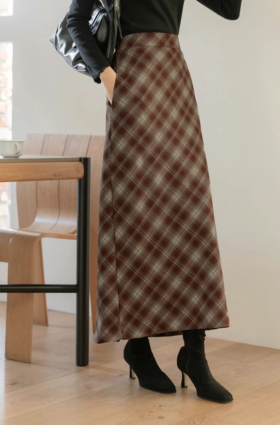 MELON直郵韓國代購女裝新款時尚推薦休閑熱賣真品24秋冬長裙ANDANTE長裙圖色1