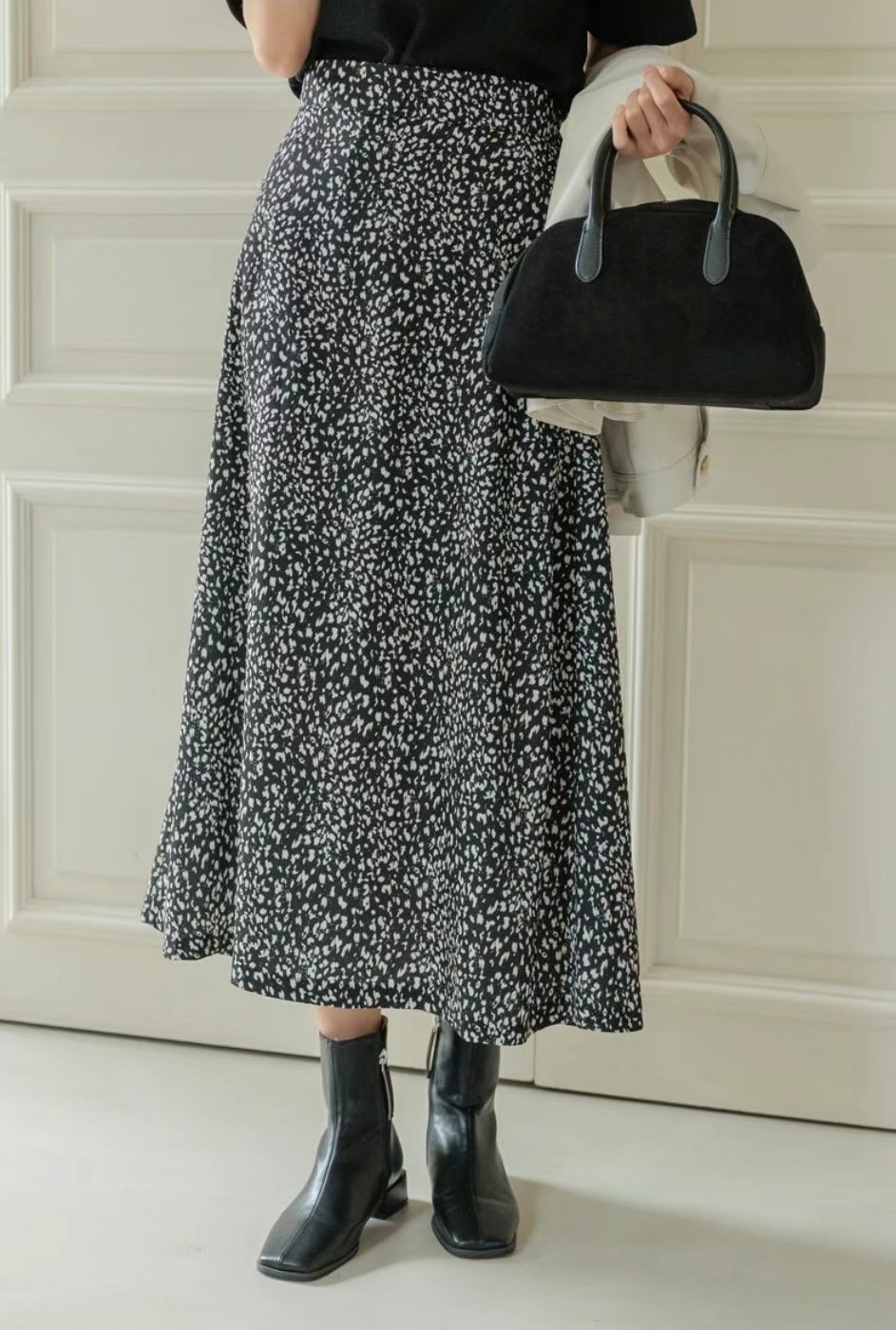 MELON直郵韓國代購女裝新品休閑真品人氣熱賣職業時尚24秋冬長裙ANDANTE長裙