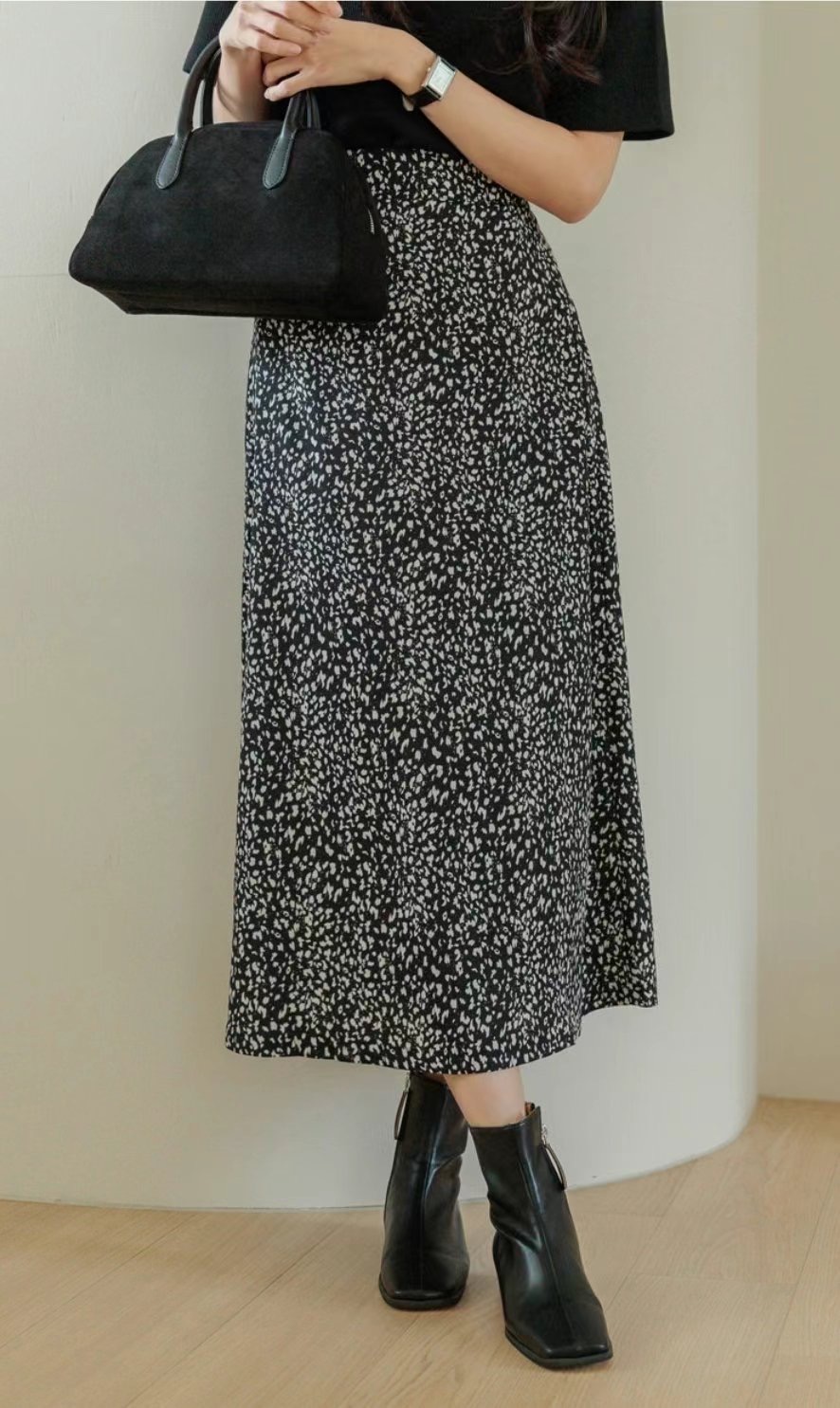 MELON直郵韓國代購女裝新品休閑真品人氣熱賣職業時尚24秋冬長裙ANDANTE長裙圖色2