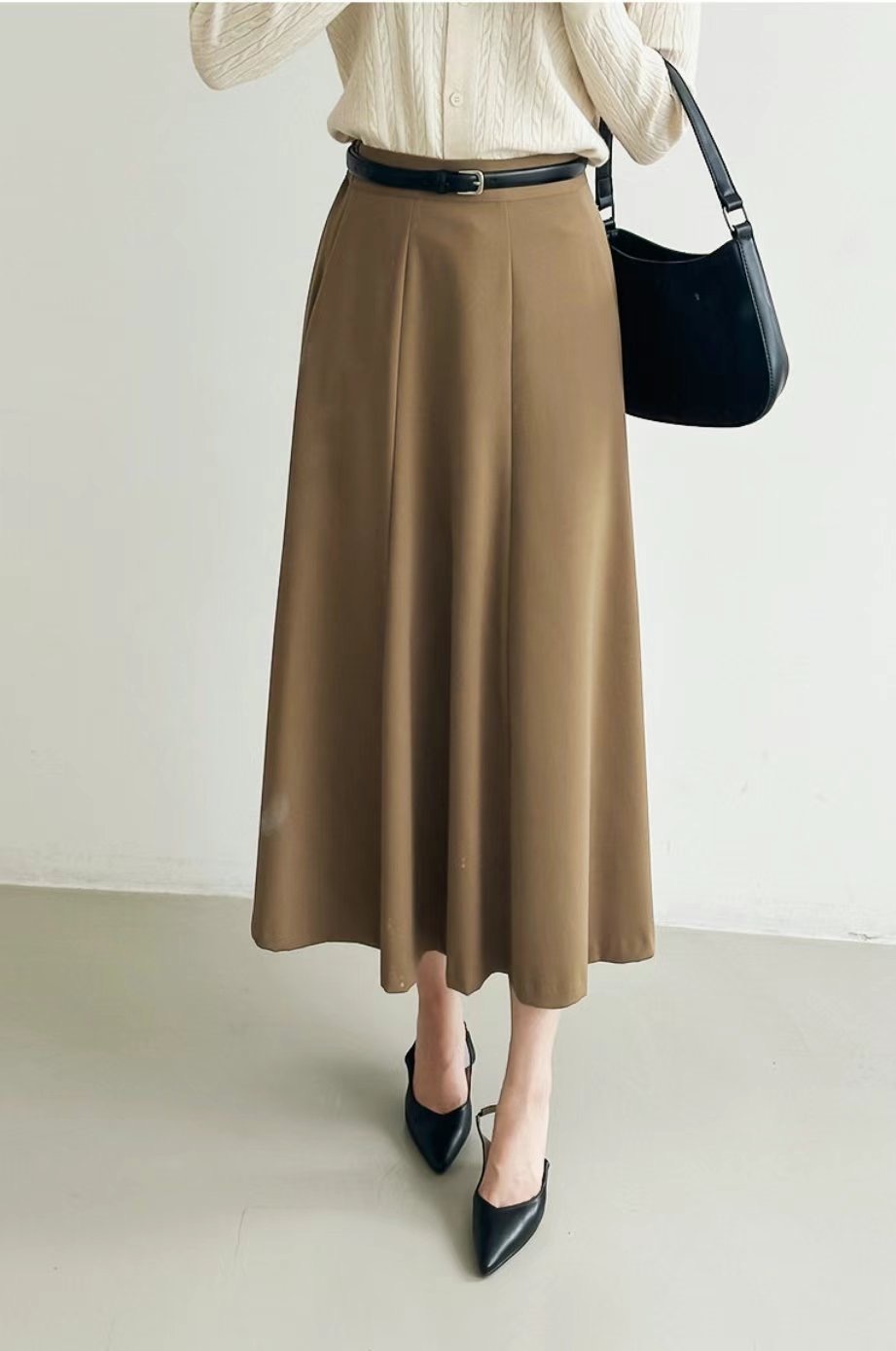 MELON韓國直郵女裝新款時尚職業熱賣真品24秋冬休閑推薦長裙ANDANTE長裙圖色1