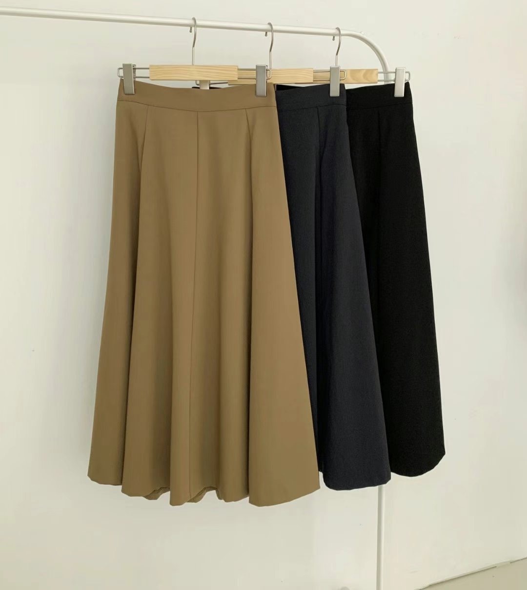 MELON韓國直郵女裝新款時尚職業熱賣真品24秋冬休閑推薦長裙ANDANTE長裙圖色2左二色