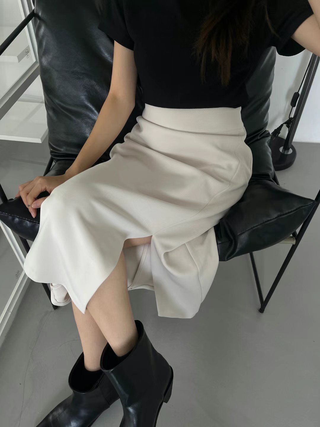 MELON韓國直郵東大門代購女裝新款休閑時尚24秋冬推薦真品長裙ANDANTE長裙