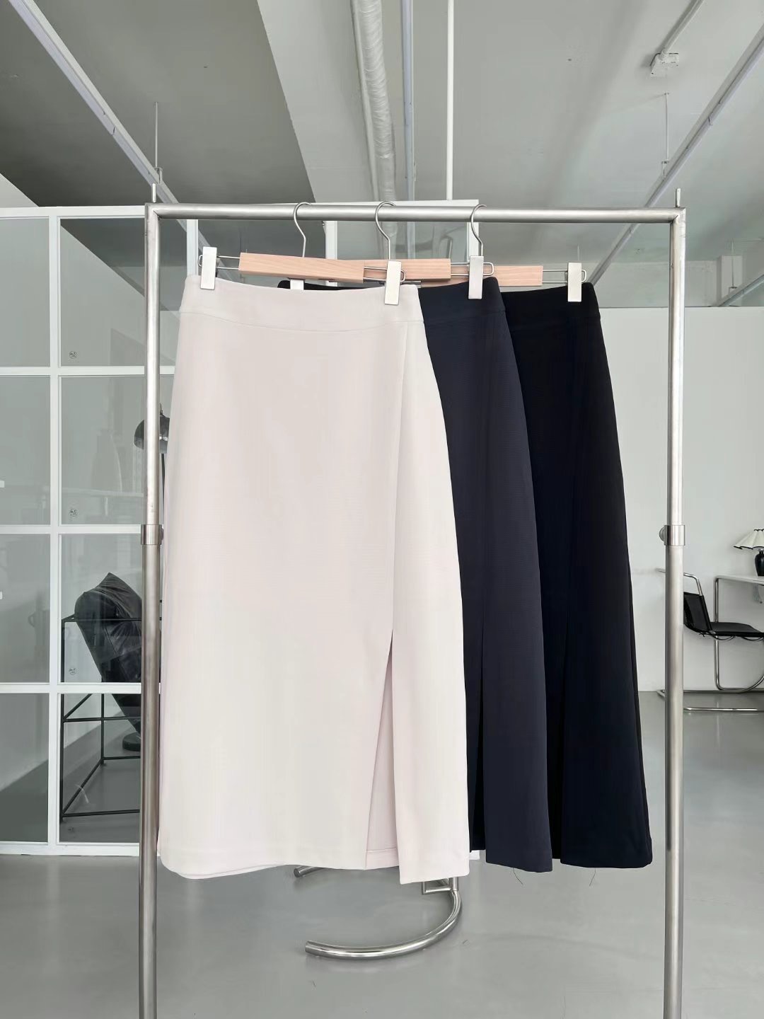 MELON韓國直郵東大門代購女裝新款休閑時尚24秋冬推薦真品長裙ANDANTE長裙圖色2左二色