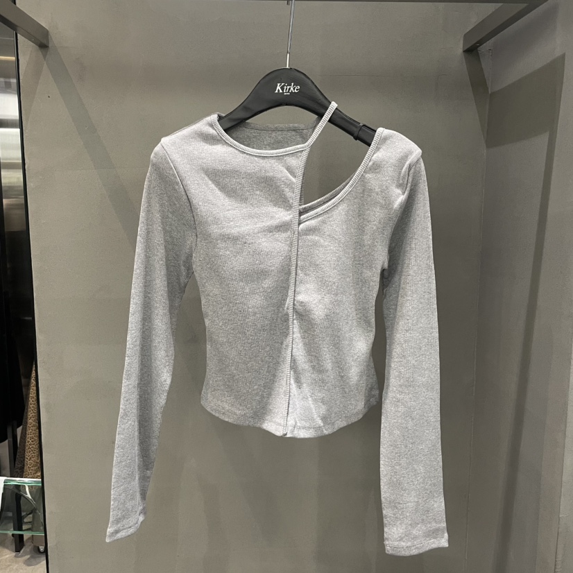KirKe韓國直郵女裝新品24秋冬時尚真品推薦人氣休閑長袖T恤KIRKE長袖T恤圖色5
