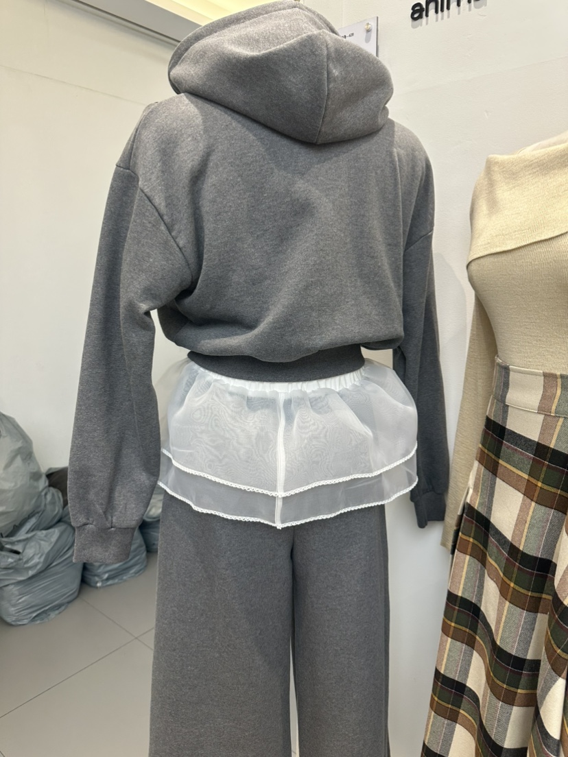 ANIMA直郵韓國代購女裝新款時尚熱賣24秋冬休閑職業短裙刺繡RIETTE短裙