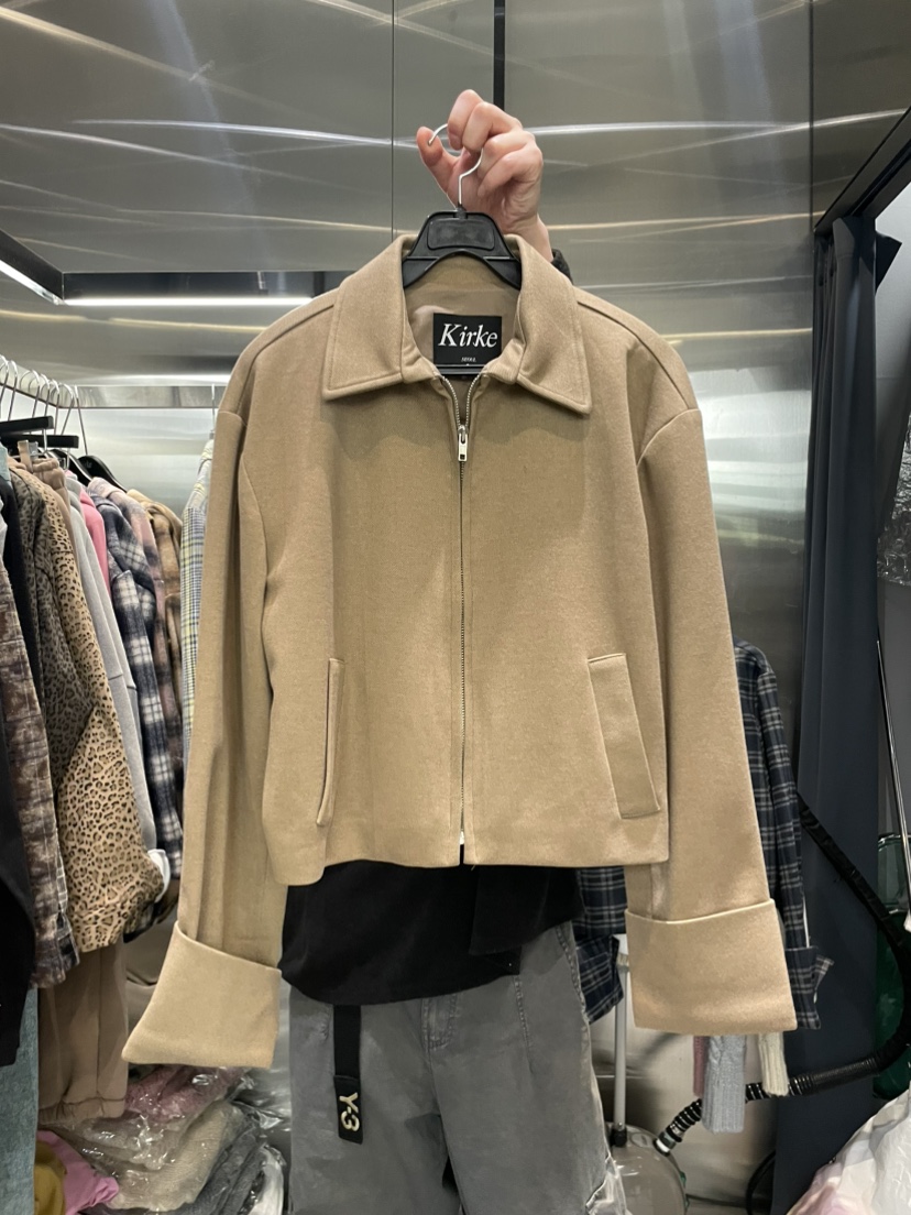 KirKe韓國直郵女裝新品24秋冬職業推薦休閑時尚熱賣人氣夾克KIRKE夾克圖色2