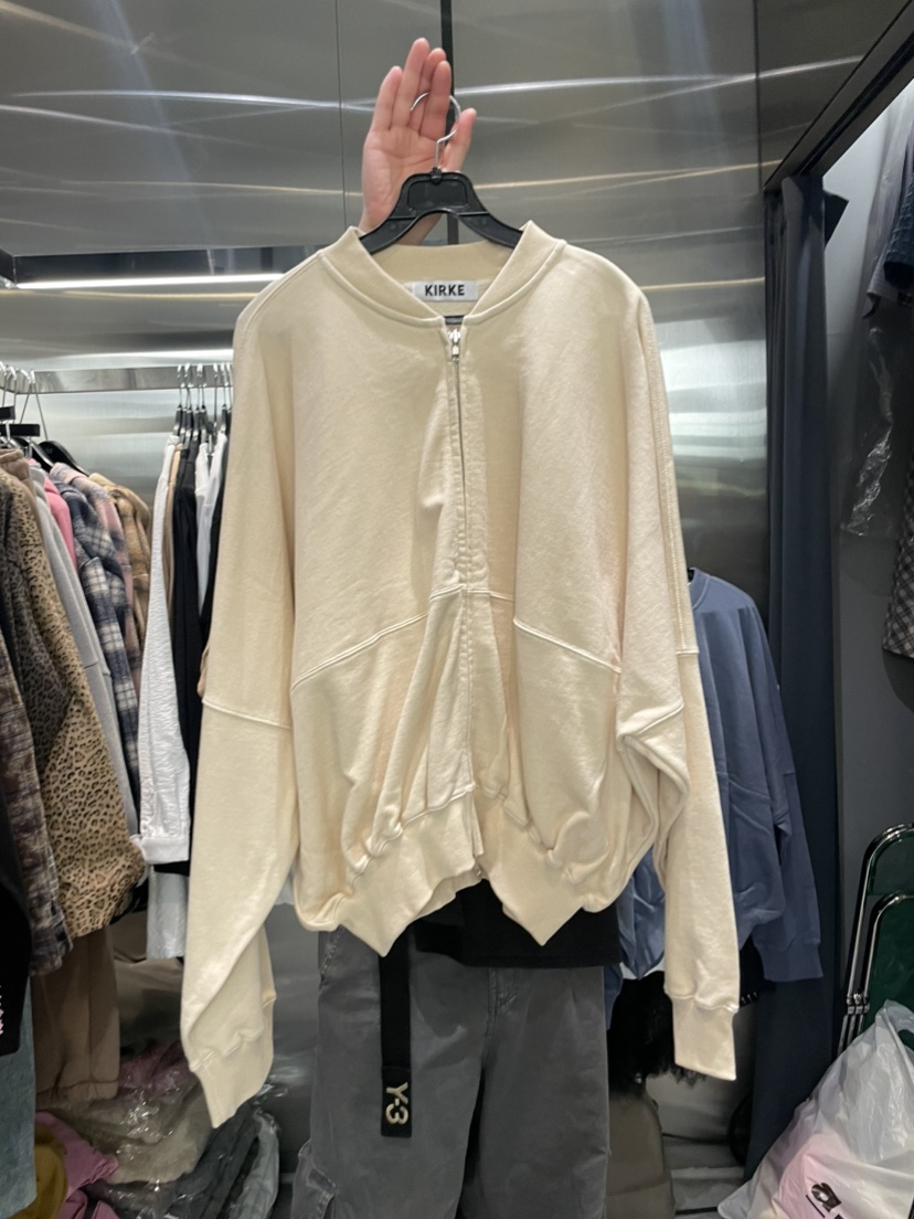 KirKe韓國直郵東大門實拍女裝新品職業休閑時尚衛衣不加絨拉鏈KIRKE衛衣圖色2