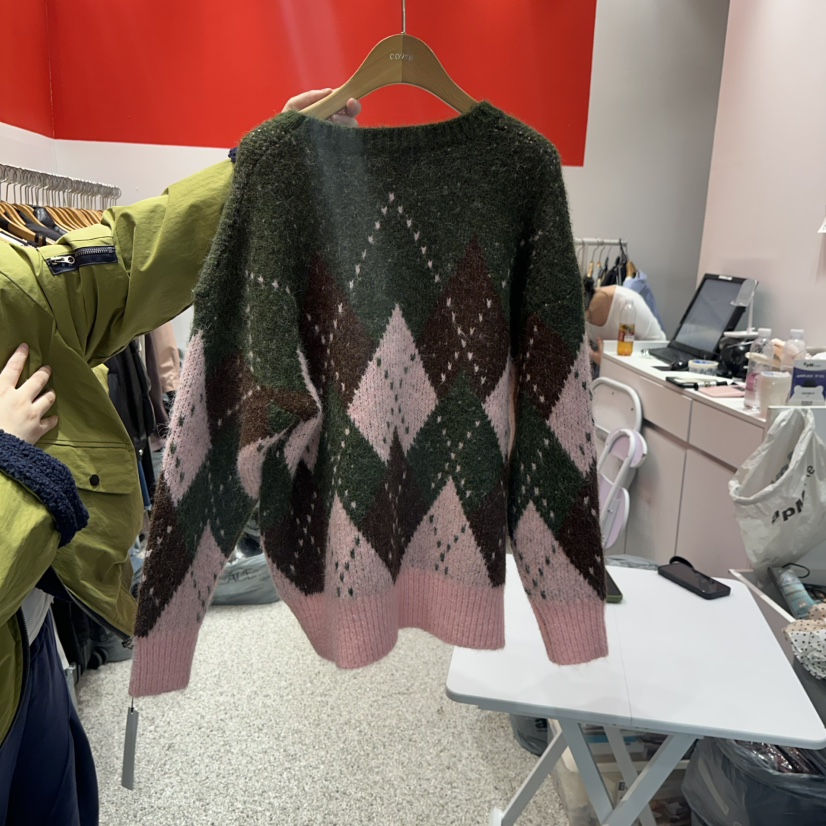 ATTENTION PLEAES直郵韓國代購女裝新品時尚人氣毛衣含圍巾ATTENTION PLEAES毛衣