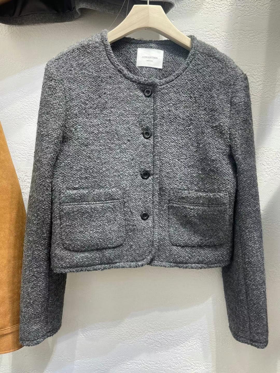 J ME直郵韓國代購女裝新品24秋冬休閑真品熱賣時尚推薦夾克J ME夾克