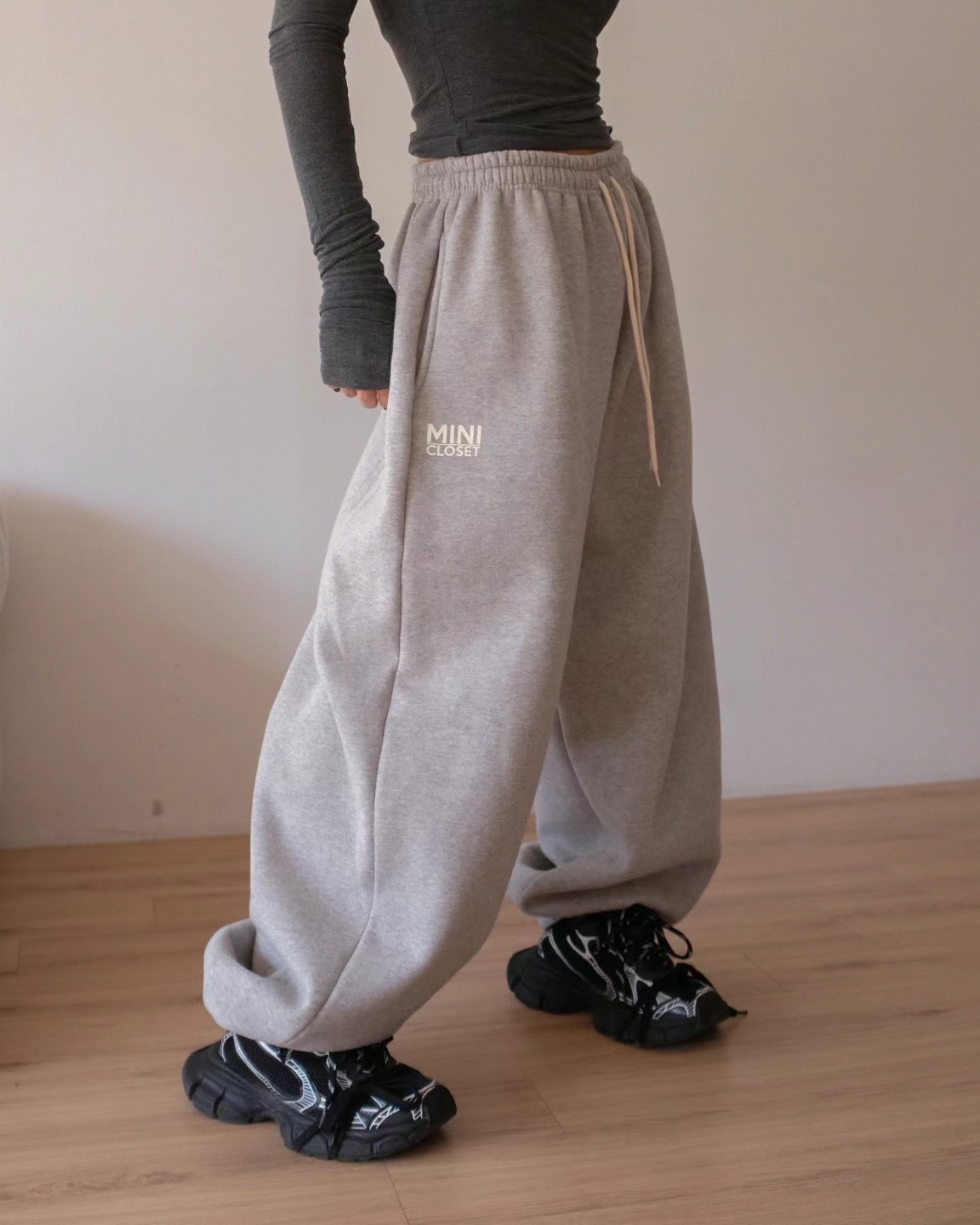 MINICLOSET直郵韓國代購女裝新品休閑人氣熱賣真品職業休閑褲MINICLOSET休閑褲圖色2