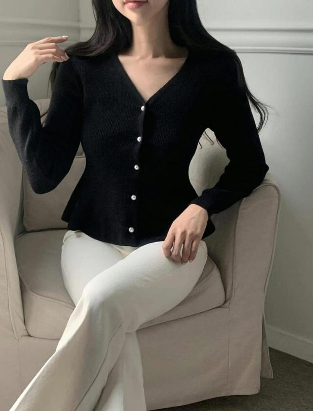 TTUTTA韓國直郵東大門實拍女裝新品時尚人氣24秋冬推薦針織衫TTUTTA針織衫圖色3