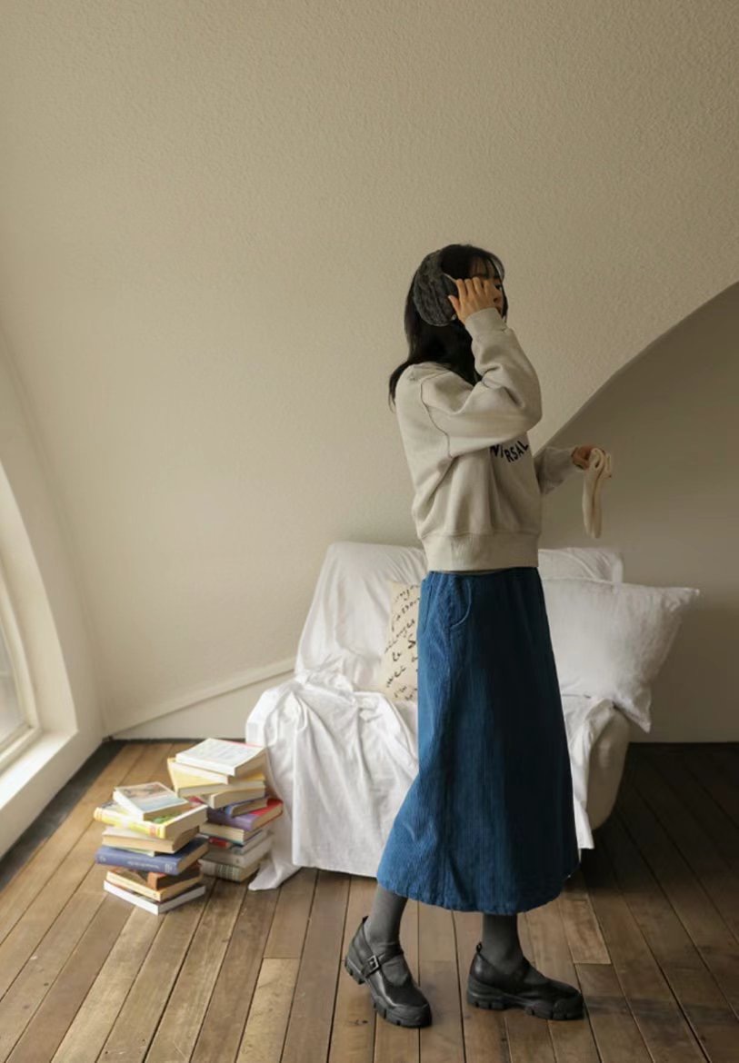 CPU-T直郵韓國代購女裝新款職業真品時尚休閑熱賣人氣長裙LATTE長裙圖色3