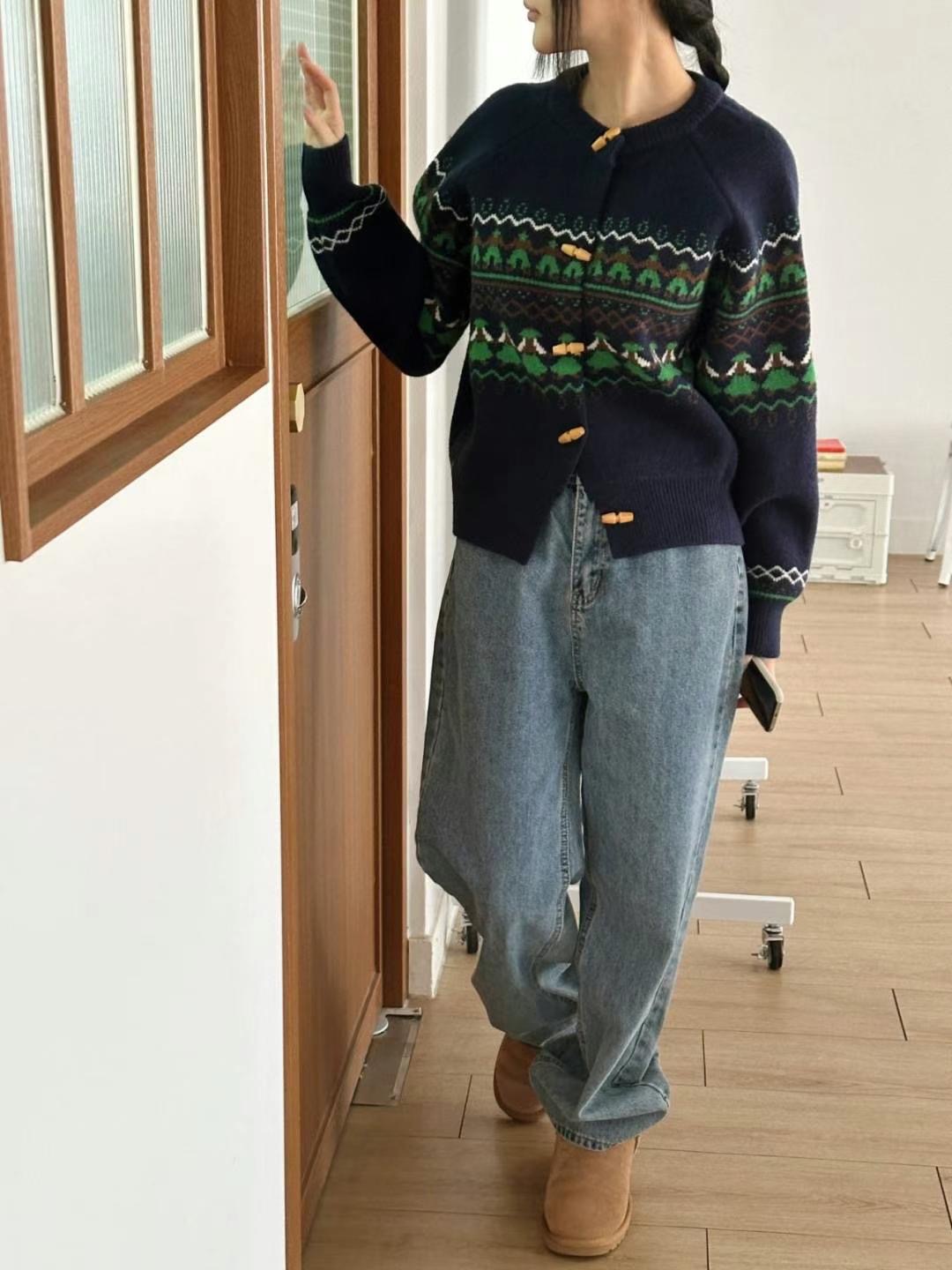 TTUTTA韓國直郵東大門代購女裝新款熱賣24秋冬職業推薦針織衫TTUTTA針織衫