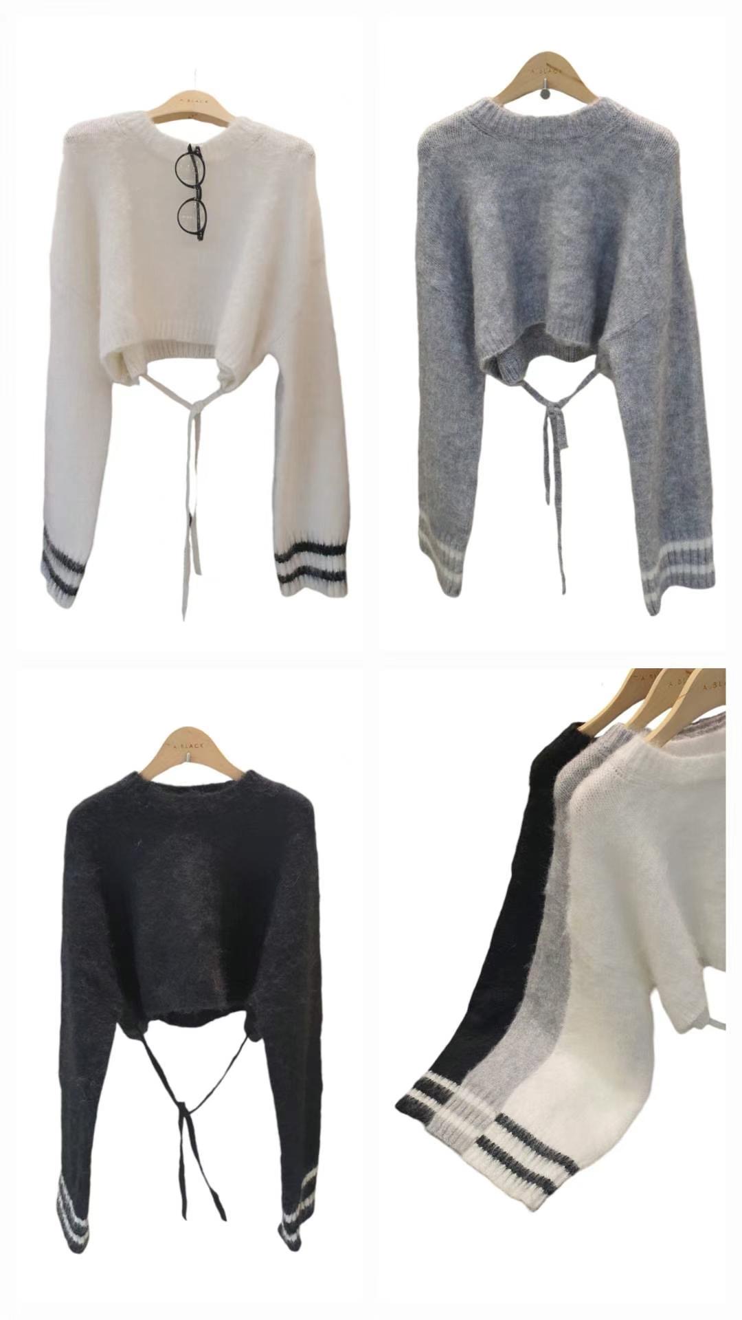 A BLACK韓國直郵女裝新款熱賣推薦職業24秋冬人氣時尚針織衫HARUHA針織衫