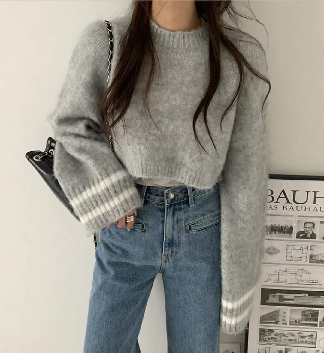 A BLACK韓國直郵女裝新款熱賣推薦職業24秋冬人氣時尚針織衫HARUHA針織衫圖色2