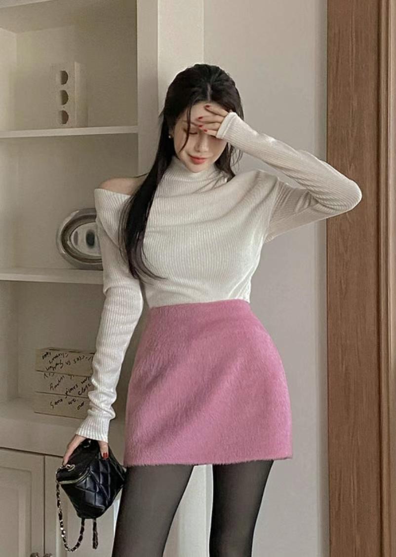 A BLACK韓國直郵東大門代購女裝新品職業休閑時尚推薦針織衫HARUHA針織衫