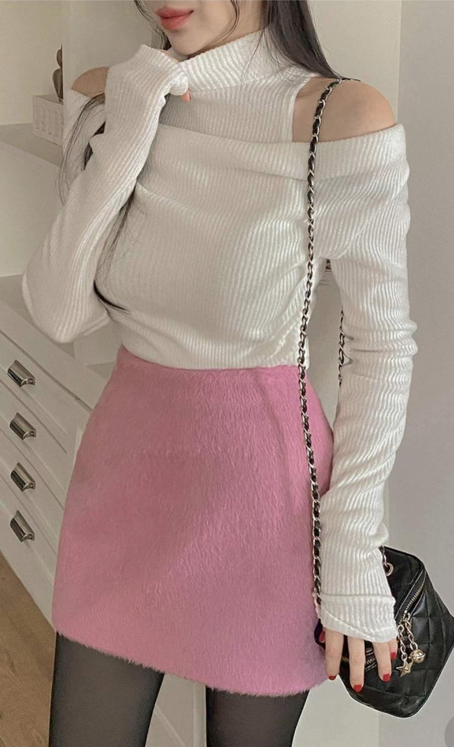 A BLACK韓國直郵東大門代購女裝新品職業休閑時尚推薦針織衫HARUHA針織衫圖色3