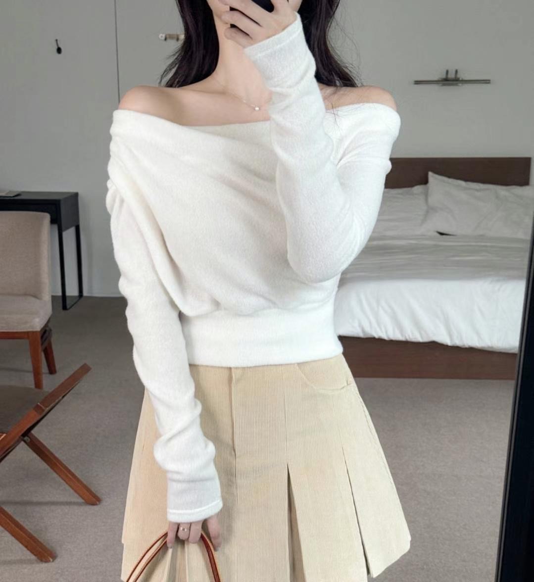 A BLACK直郵韓國代購女裝新品真品熱賣24秋冬休閑職業長袖T恤HARUHA長袖T恤圖色3