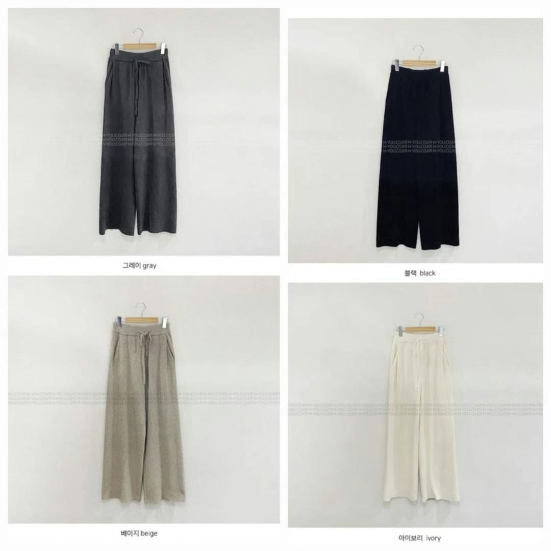 A BLACK直郵韓國代購女裝新品真品職業推薦人氣時尚休閑褲A BLACK休閑褲