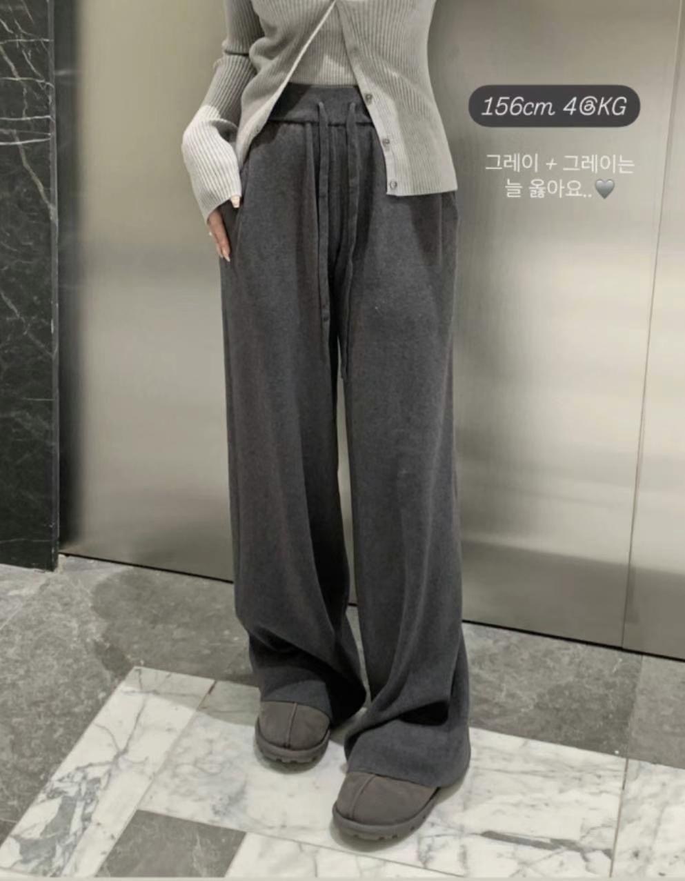A BLACK直郵韓國代購女裝新品真品職業推薦人氣時尚休閑褲A BLACK休閑褲