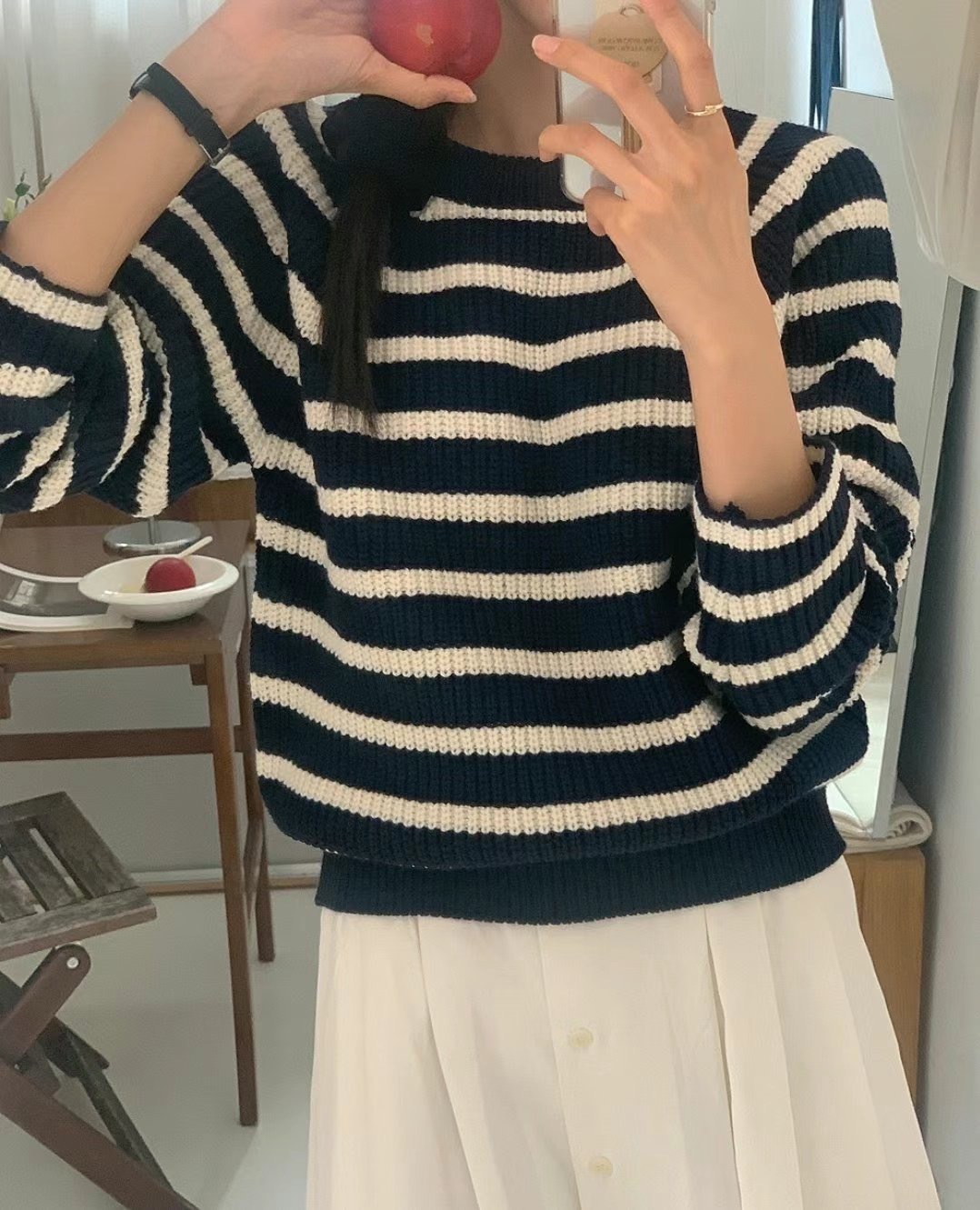 TWELVE-OT直郵韓國代購女裝新品推薦休閑職業24秋冬針織衫TWELVE-OT針織衫圖色1