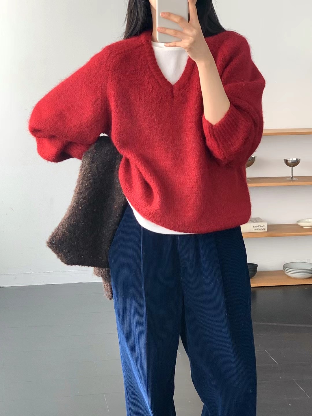 DAOWL韓國直郵女士新品24秋夏人氣熱賣職業休閑推薦真品毛衣NUFF毛衣圖色2