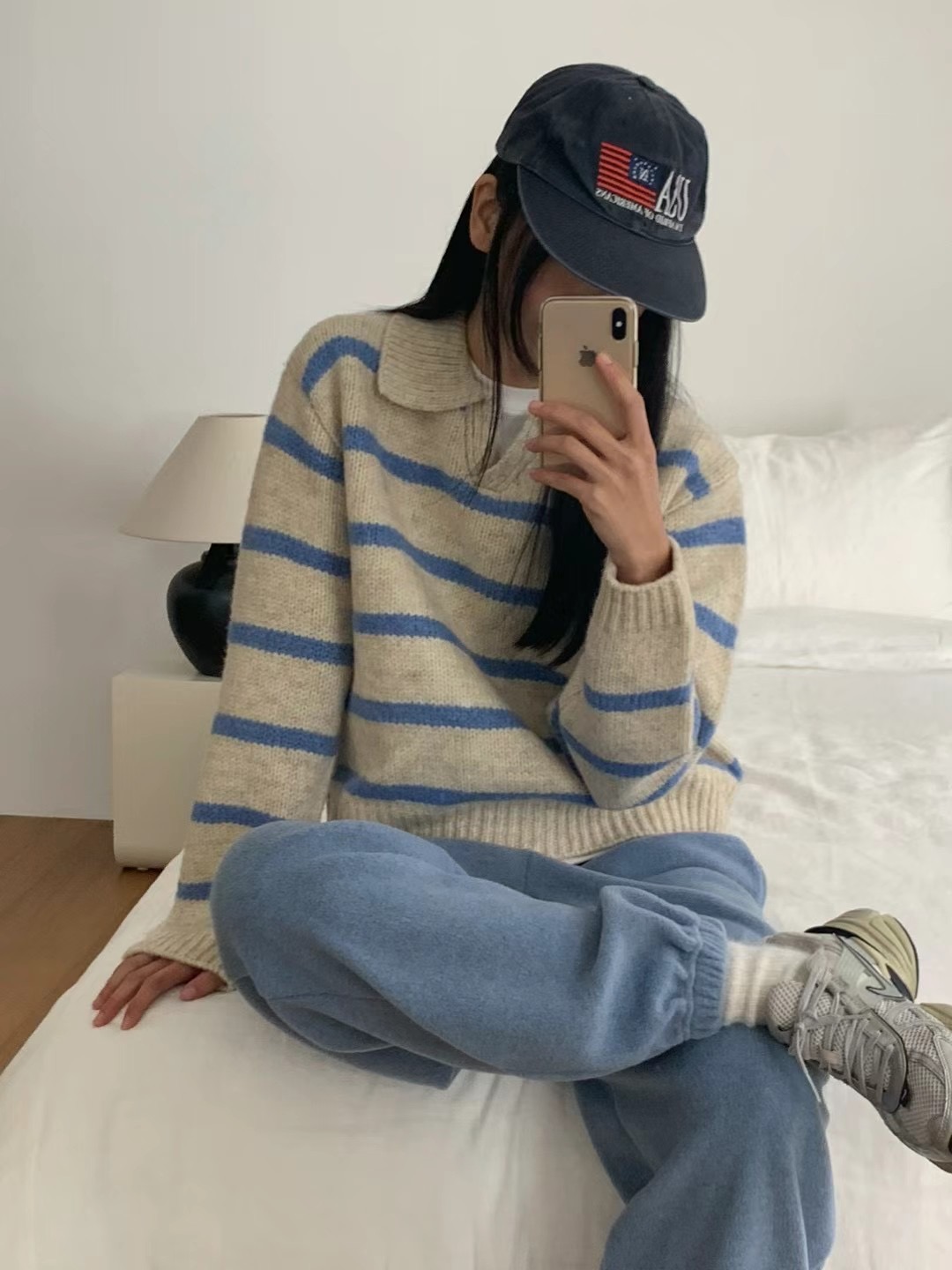 DAOWL韓國直郵女裝新款職業推薦休閑24秋夏熱賣時尚人氣針織衫NUFF針織衫