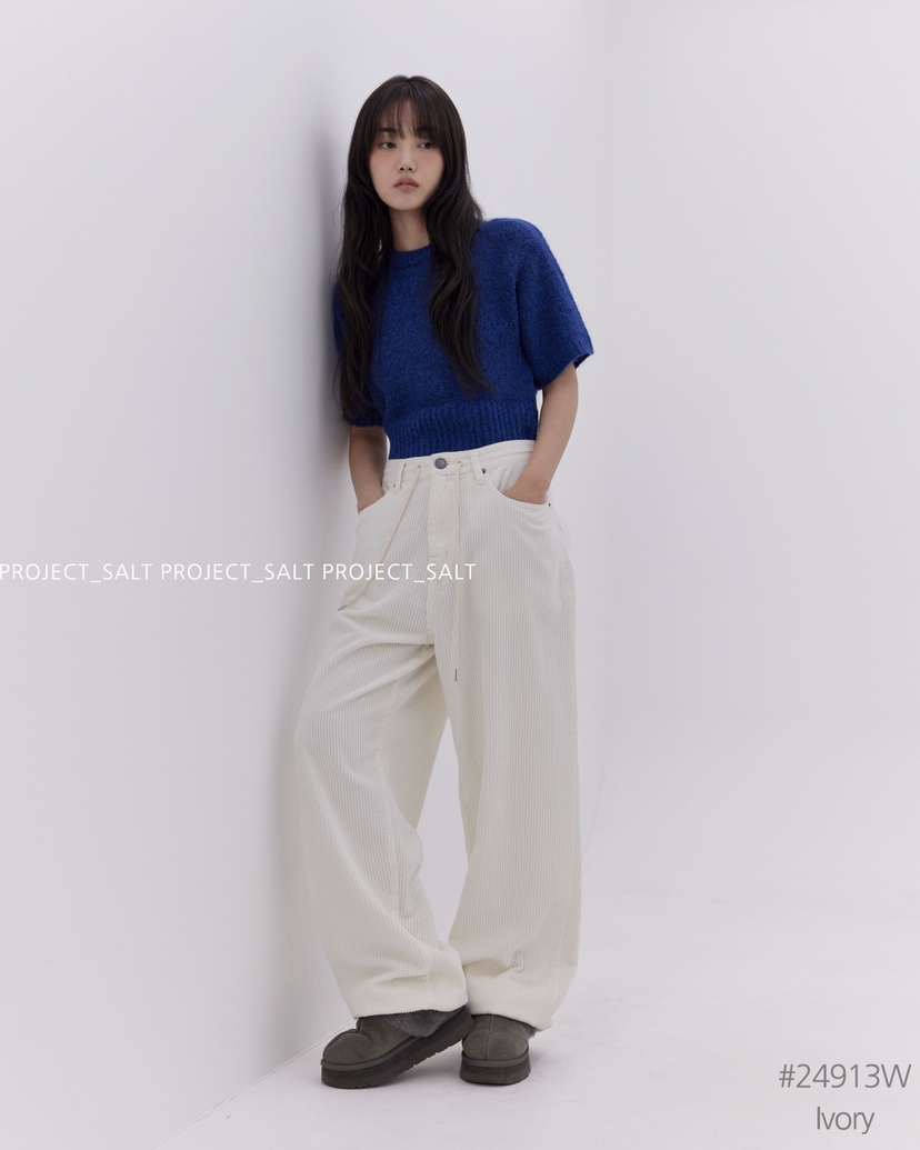 PROJECTSALT韓國代購女裝新款人氣時尚推薦24秋夏休閑休閑褲PROJECTSALT休閑褲