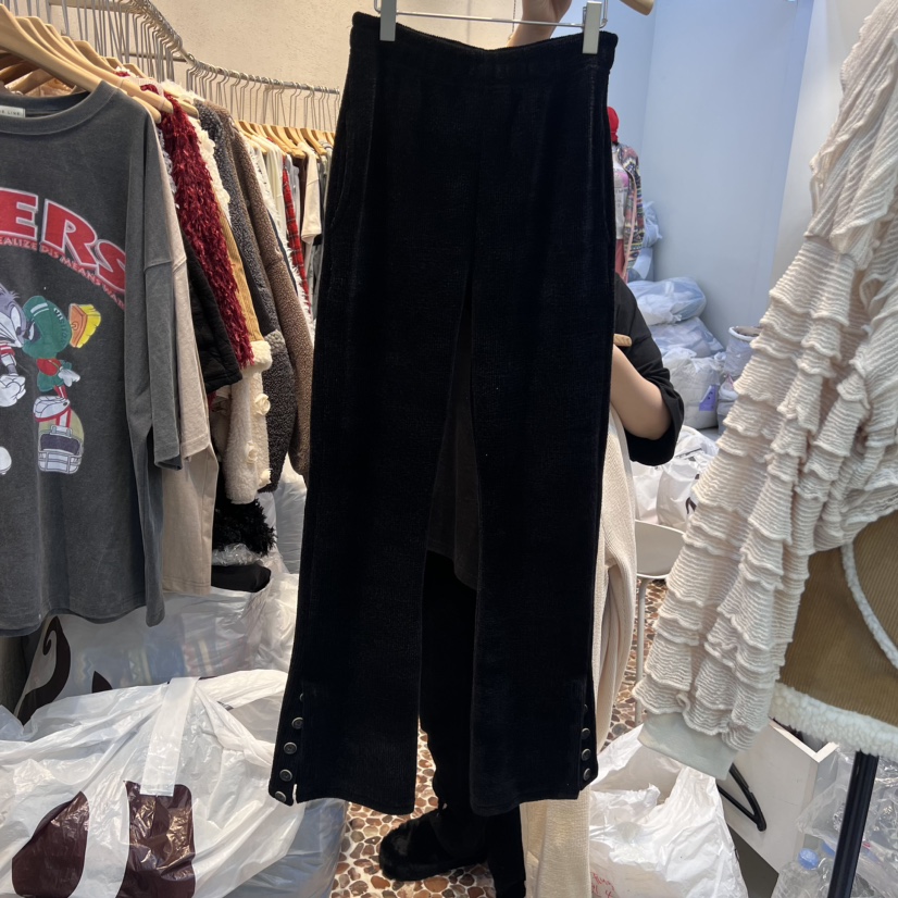 THE LINE-暫停東大門代購女裝新品熱賣24秋夏休閑時尚休閑褲THE LINE-q休閑褲圖色2