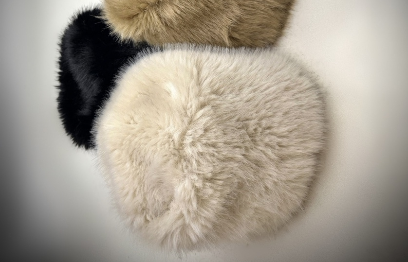 Flaunt東大門代購女裝新款24秋夏休閑職業帽子水貂毛漁夫帽FLAUNT帽子圖色1左一色