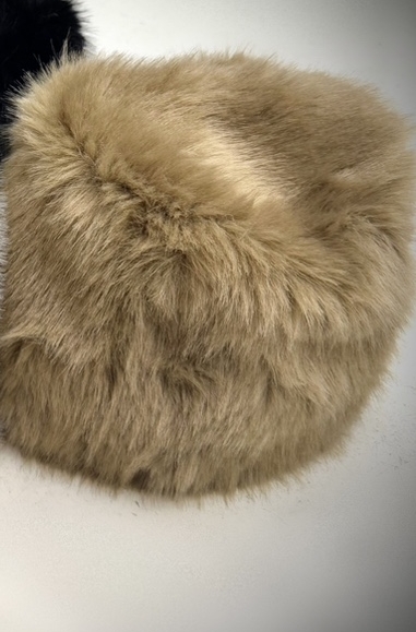 Flaunt東大門代購女裝新款24秋夏休閑職業帽子水貂毛漁夫帽FLAUNT帽子圖色2