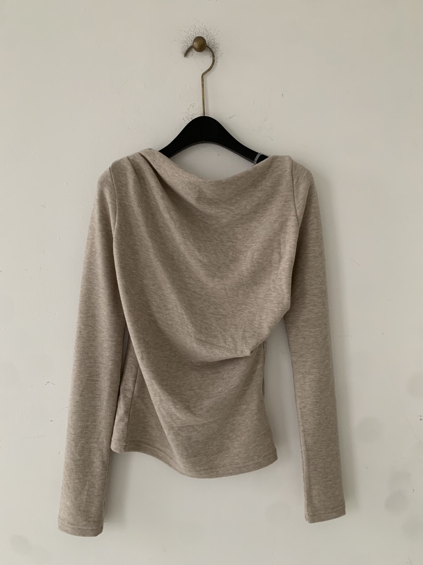 JICJO:SEOUL東大門直郵女裝新品24秋夏熱賣職業長袖T恤安哥拉JICJO:SEOUL長袖T恤圖色3
