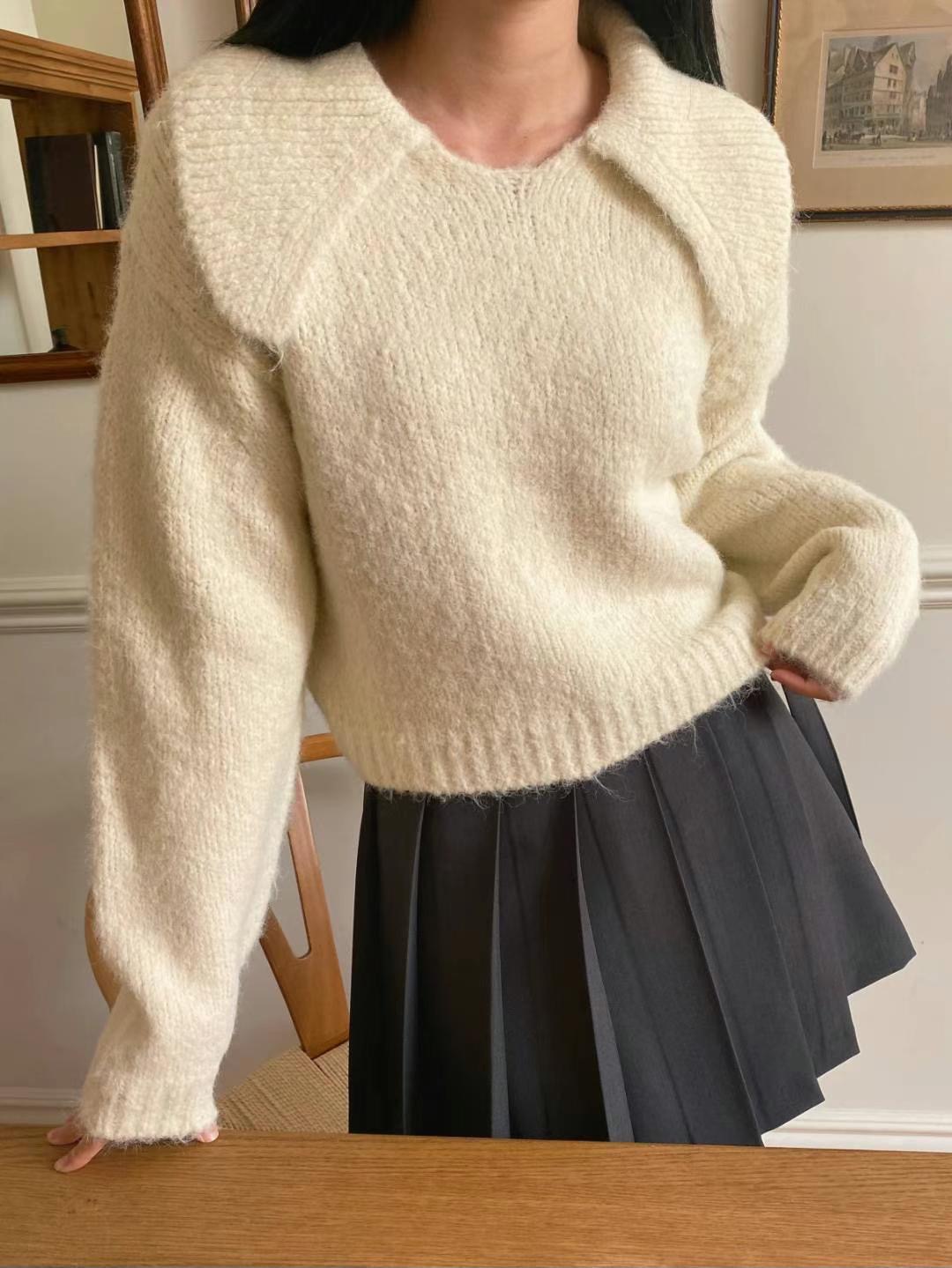 M.STORY韓國直郵東大門實拍女裝新品推薦時尚休閑真品針織衫M.STORY針織衫