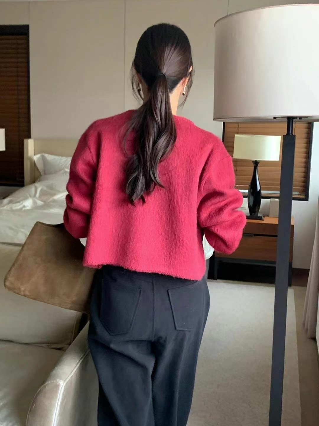 AREING東大門直郵女士新品真品24秋夏人氣推薦休閑針織衫開衫AREING針織衫