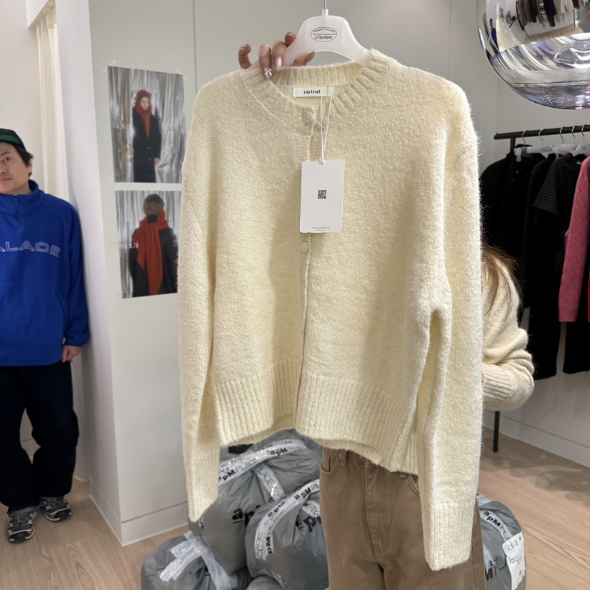 THE COVER東大門直郵女裝新品熱賣職業24秋夏毛衣羊駝毛開衫Reirai毛衣圖色2