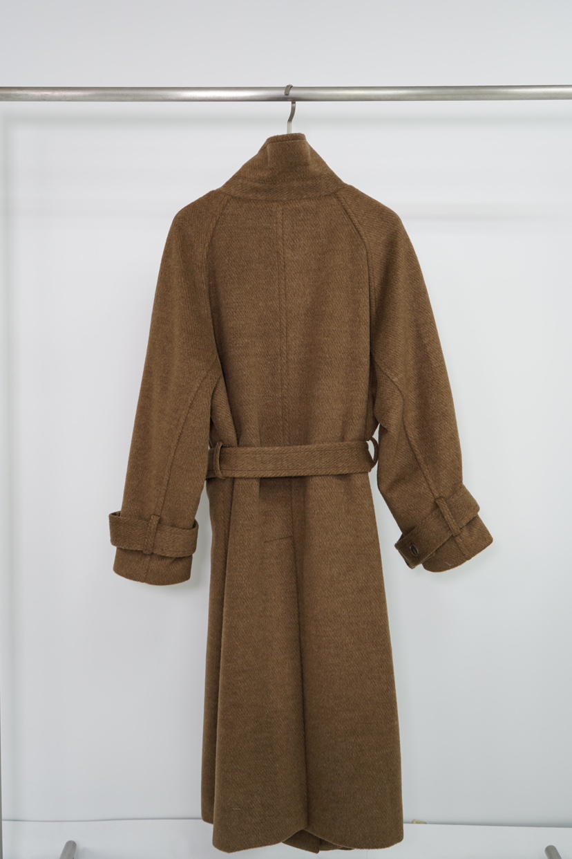 de goyou韓國代購女裝新款24秋夏休閑職業推薦熱賣中長款大衣WATER MELON中長款大衣