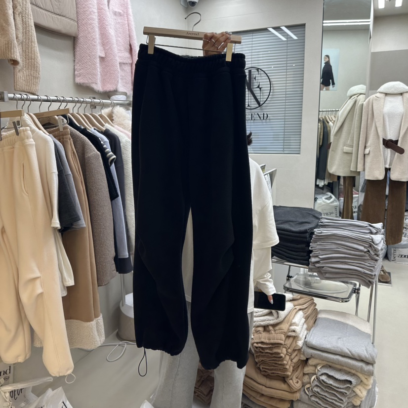 ASCEND東大門實拍女士新品24秋夏職業時尚熱賣休閑褲羊毛拉絨ASCEND休閑褲圖色3