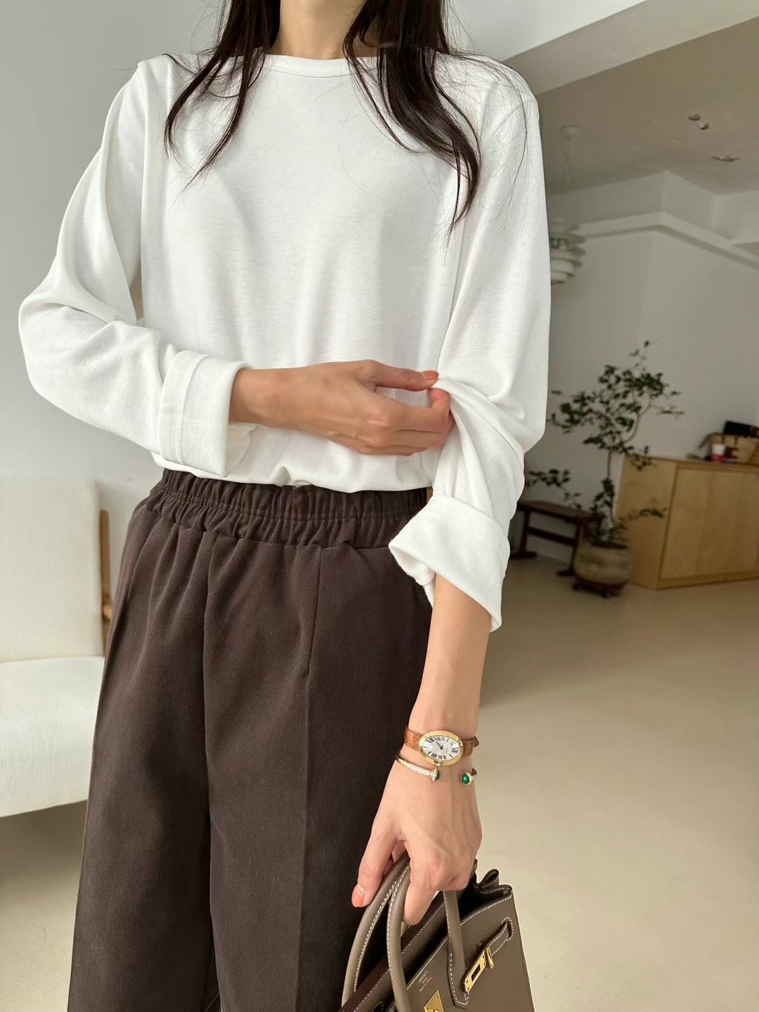 KIND-카인드-OT東大門代購女士新品真品休閑24秋夏長袖T恤KIND-ot長袖T恤圖色3