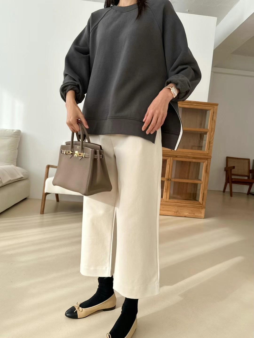 KIND-카인드-OT東大門實拍女士新款24秋夏職業休閑人氣衛衣KIND-ot衛衣